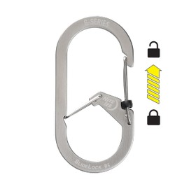 NITEIZE G-SERIES Carabiner Stainless Silver W35 x H75 x D10 mm