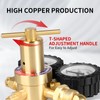 BO WELD Nitrogen Regulator with 0-800 PSI, CGA580 Inlet Connection