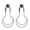 ECUDIS 2 Pack Lamp Shade Light Bulb Clip Lampshade Adapter