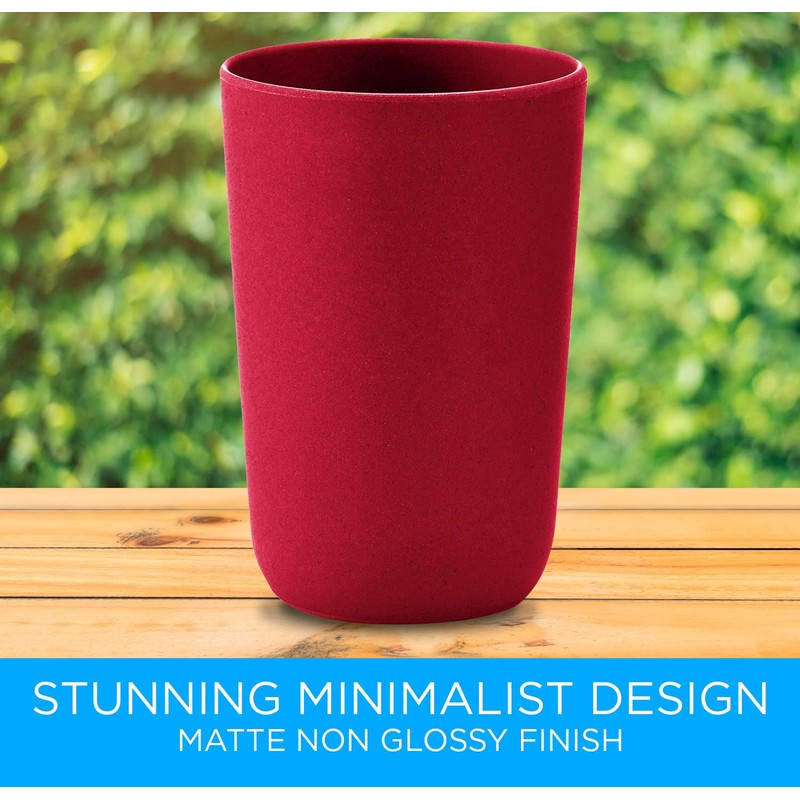 Modern Slim Red Utensil Holder Caddy | Rust Proof and