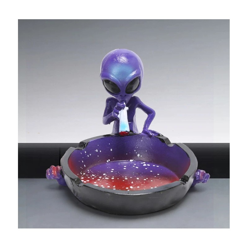 Ceramic Smoking Alien Ashtray Ash Catcher Perfect Gifts for Smoker