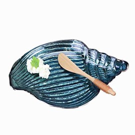 Pampa Bay Let's Entertain Glass Snail Dish Set-2Pc
