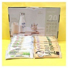 Hong Food Sprouted Barley & Black Bean Misutgaru Set Food Gift Set / Health Food / Gift Set / Holiday Gift Set [Jukyung] 2ea