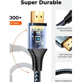 Joyroom 4K HDMI to HDMI Cable 2M High-Speed Male to Male HDMI Cord 2.0 UHD 18gbps 2M - Gray