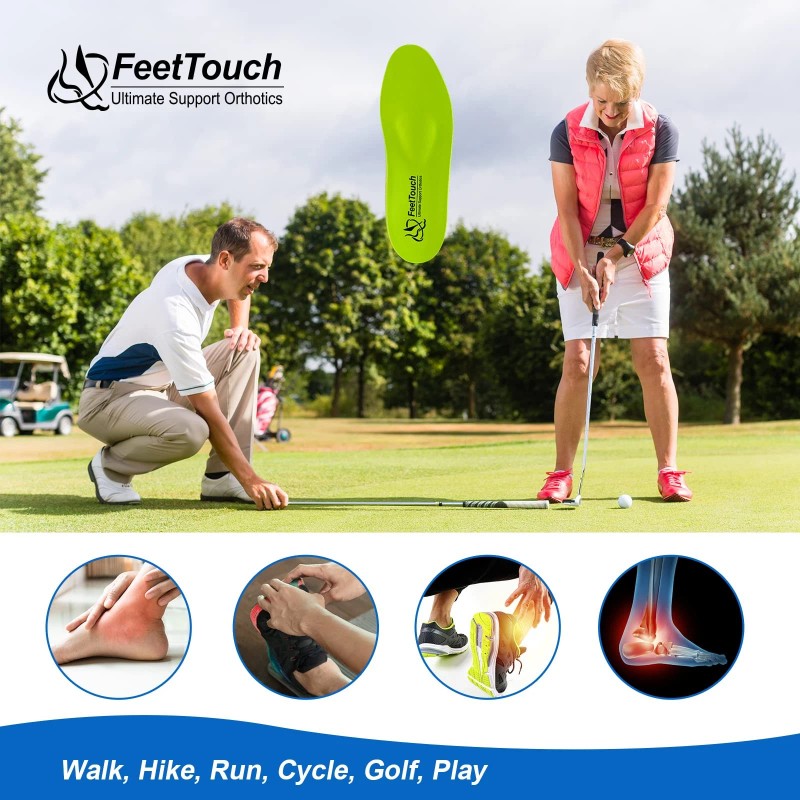 FEETTOUCH Strong Arch Support Orthotics for Metatarsalgia Morton's Neuroma Ball