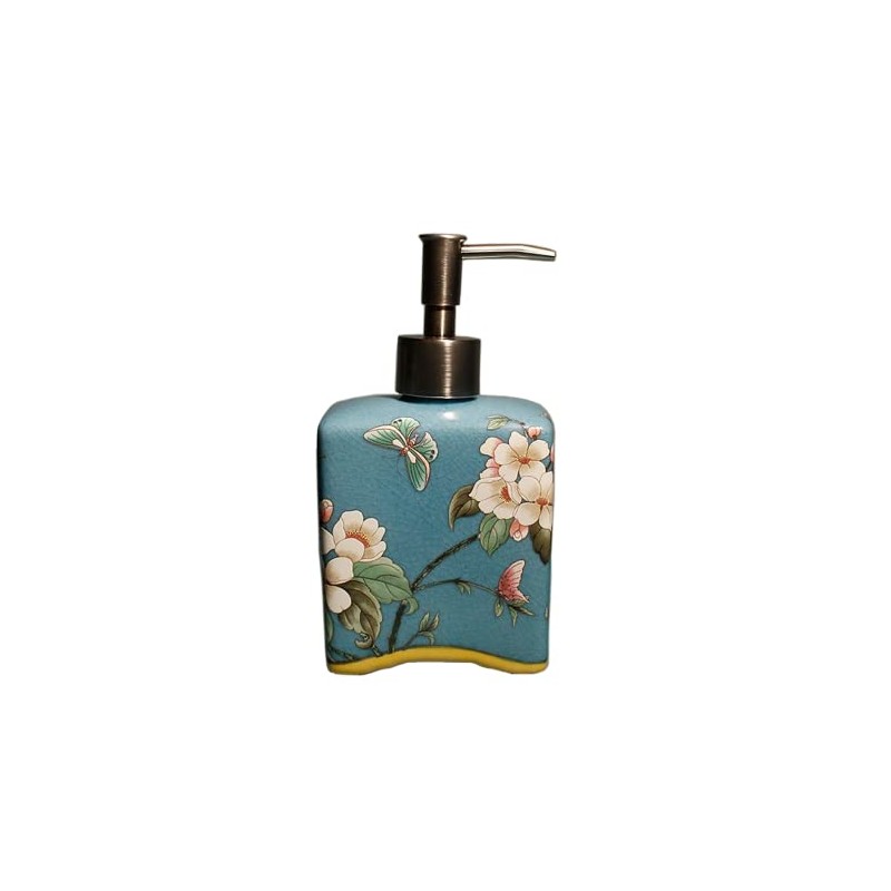 Bicuzat Ceramic Soap Dispenser, Lotion Bottle, Soap Bottle with Removable