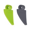 Tovolo Knife Cleaner, One, Charcoal/Spring Green