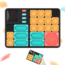 Super Slide Puzzle Brain Games Juegos, Consolas de Juegos de Rompecabezas Niños, Juegos de Cerebro Electrónicos, Más de 500 Desafíos Nivelados Game Consolas, Regalos de Cumpleaños Para Niños y Niñas