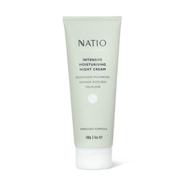 Natio Australia Intensive Moisturising Night Cream 100g - Deeply Hydrating Night Moisturiser for the Face, Suitable for All Skin Types - Avocado Oil & Squalane - Made in Australia