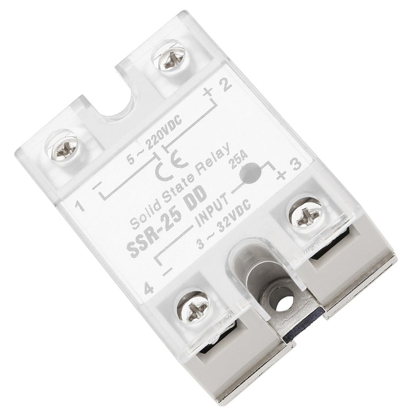 LOCADENCE SSR 25 DD 25A 5~220VDC Solid State Relay, no
