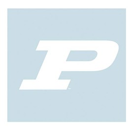 Purdue Decal (WHITE P DECAL (3''4''6''12''18''), 6 in)