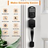 Probrico Smart Keyless Entry Door Lock Deadbolt,Front Door Handleset with