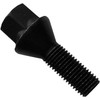 10 Wheel Bolts Taper Collar Black M12 x 1.25 36