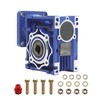 Jecoupoon NMRV040 Worm Gear Reducer Ratio 15:1 Connection Matching Standard