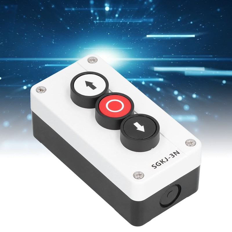 Pressure Switch Station, On Off Stop Button Control Box, Waterproof