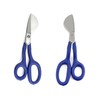QWORK Duckbill Shears, 7 in Duckbill Applique Scissors, for Carpet