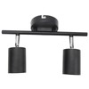 LED Track Light Kit 2 Heads 10.8in Track 90 Degrees