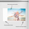 Shot2go Pack of 2 Magnetic Photo Fridge Frames Clear 5x7