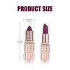LYNTYAOU Deep Purple Brown Lip Stick, Fuchsia Lipstick for Women
