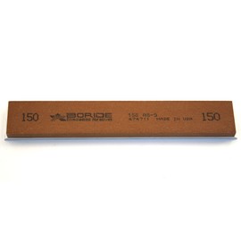 Boride AS-9 Series 6" x 1" x 0.25" Sharpening Stone with Aluminum Mounting for Edge Pro 320 Grit