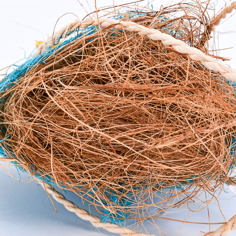 Penn-Plax Bird Life Interactive Toy Purse with Natural Nesting Material