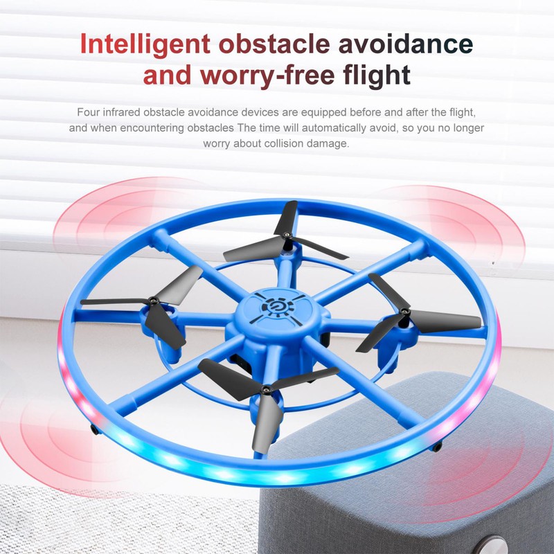 Flying Toys Drone with LED Light Remote Control Hand Drone