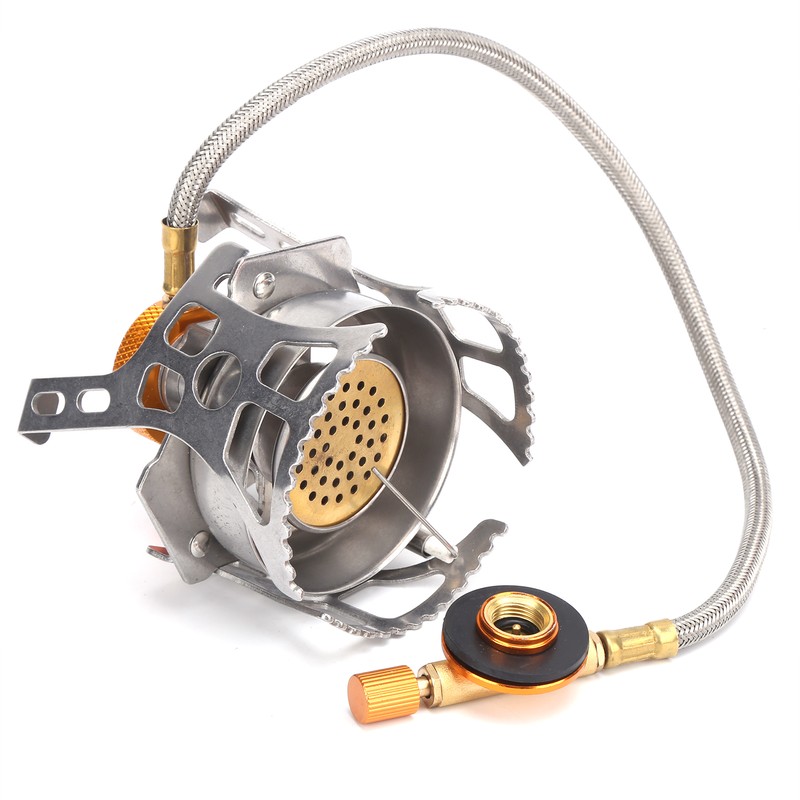 Camping Stove Portable Aluminum Alloy Stainless Steel Practical Outdoor Cooking