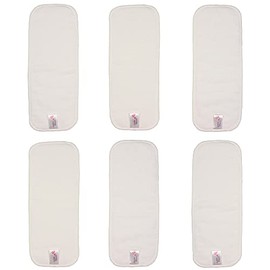 Littles and Bloomz Microfibre Reusable Nappy Liners (Pack of 6)
