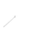 Solid 925 Sterling Silver Chain Extender For Necklace/Bracelet Extension (2