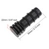 sourcing map Barb Drip Pipe End Closure Cap 20PE Hose