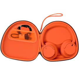 PAIYULE Case Compatible with Sony WH-CH720N WH-CH520 WH-1000XM4 Noise Canceling Wireless Headphones Bluetooth Over The Ear Headset, Carrying Storage for JBL Tune 720BT 510BT (Box Only) (Orange)
