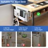 LUKETURE Desk Side Storage, No Drill Under Desk Laptop Mount,
