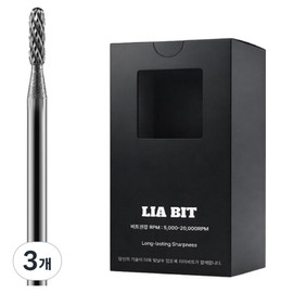 BESSIE Riabit nanopoint F nail bit, 3 pieces, silver / BESSIE 리아비트 나노포인트 F 네일비트, 3개, 실버