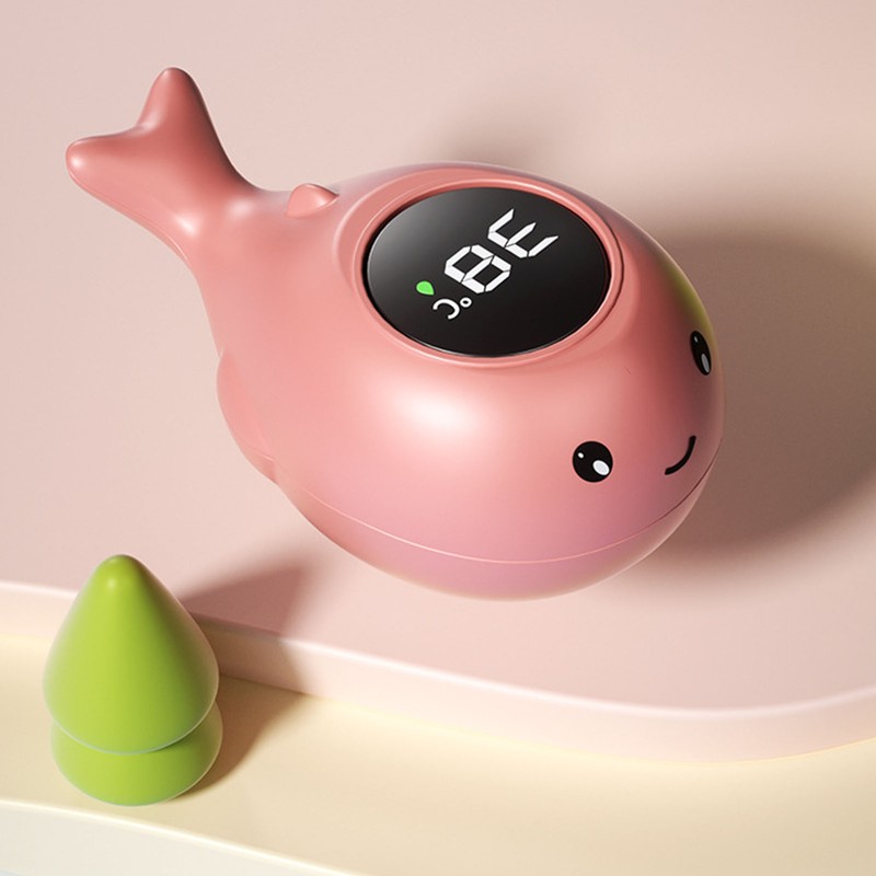 Whale Bath Temperature Tester Digital Waterproof Lovely Infant Bath Temperature