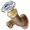 Central Brass 0575-1/2 Wheel Handle-Cast Body, Hose Thread-Rough Brass