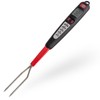Digital Meat Thermometer Fork for Grilling and Barbecue Fast Read