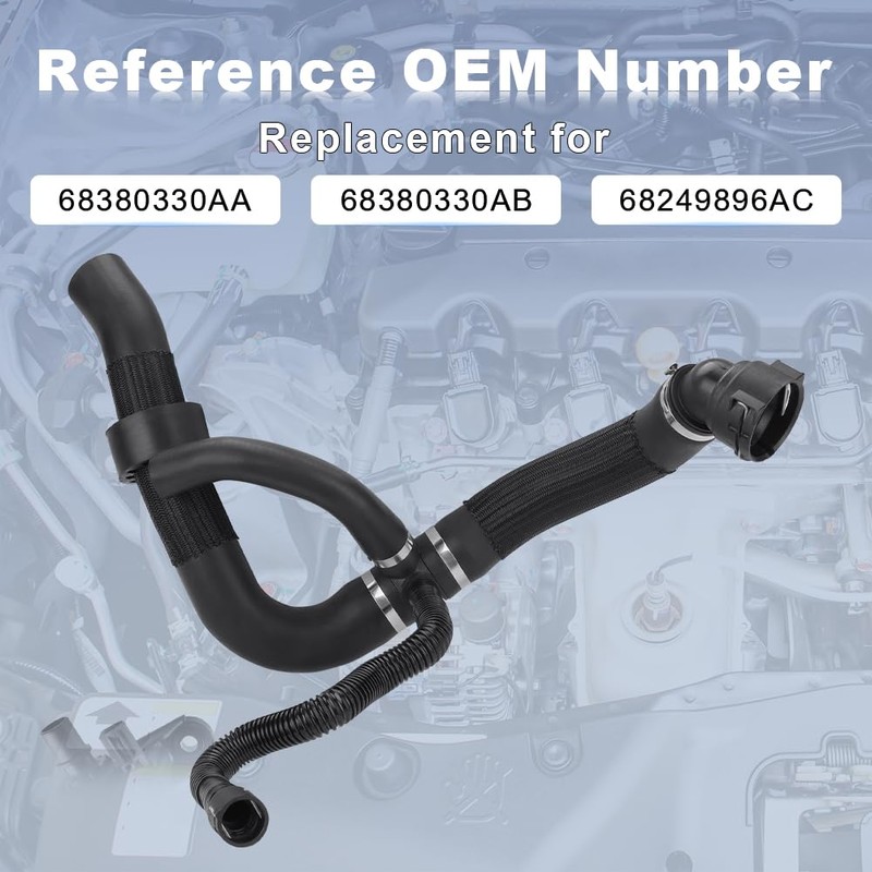 JDMON Engine Radiator Bypass Hose Outlet Compatible with Jeep Compass