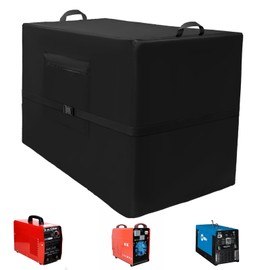 Engine Driven Welder Cover: Mineye Heavy Duty 600D Waterproof Welder Cover for Engine-Driven Welder 230/265/325/225. With Storage Bag and Handles. 43"D x 22"W x 30"H.