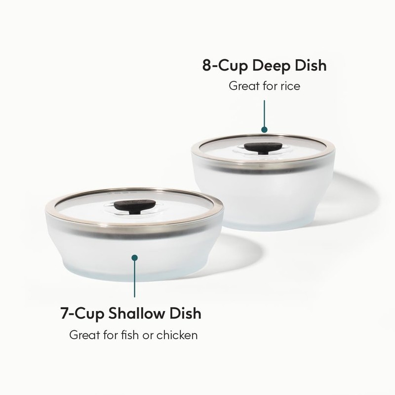 Anyday 4-Pc Microwave Cookware & Glass Food Storage Set with