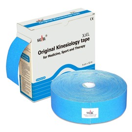 Nasara Original Kinesiologie Physio XXL Tape für Sport und Medizin, Rollengröße 5cm x 32m, türkis