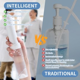 METICPLY Portable Bidet, Efficient Handheld Travel Bidet, IPX6 Waterproof 3 Modes Switching Removable Nozzle 180°Adjustable Angle 320ML Kettle, Rechargeable Smart Men Women Personal Hygiene Cleaner