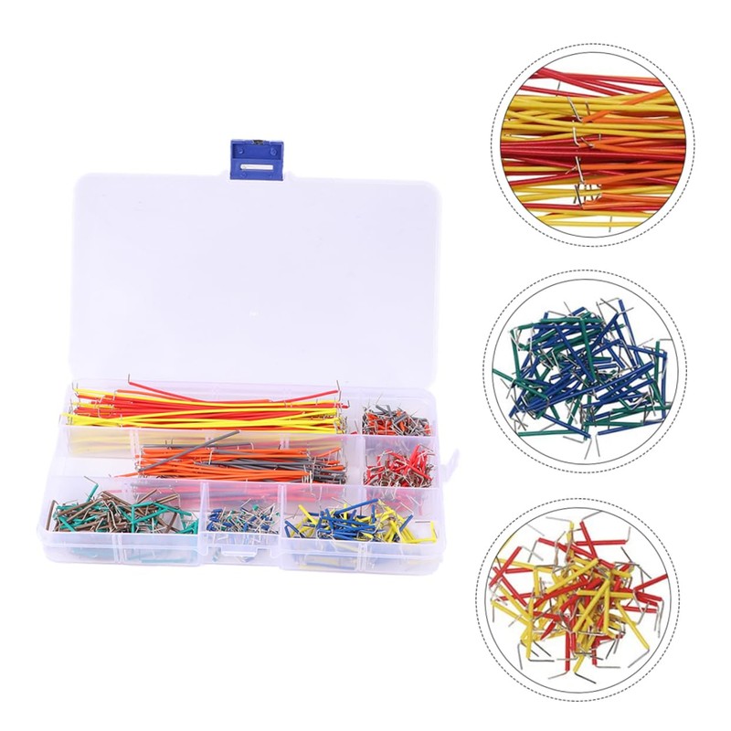 Operitacx 540pcs Jumper Wires Kit for Breadboard Preformed Jumper Wire