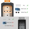 Portable Key Lock Box, Upgrade Clearly Visible Numbers, Lock Box