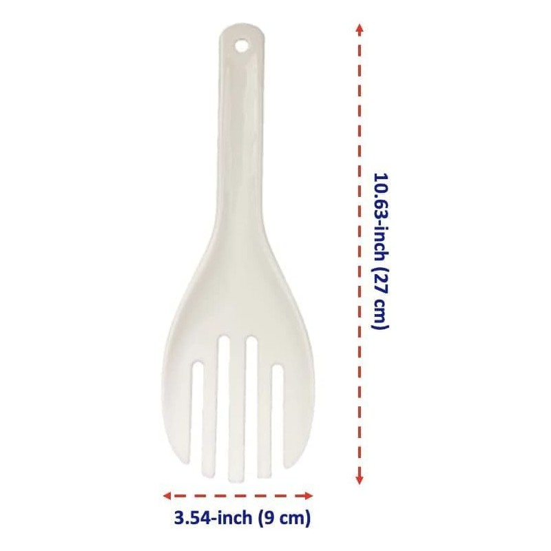 1 Pc White Jumbo Large Plastic Rice Paddle Spatula Scoop
