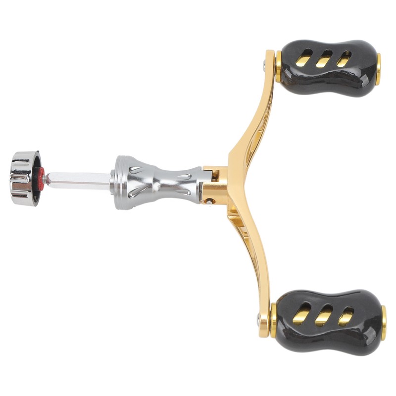 Black Power Fishing Reel Handle Grip Carbon Fiber Fishing Reel
