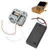 Windup Musical Movement 18 Note Pleasing Alloy Acrylic Easy Mounting