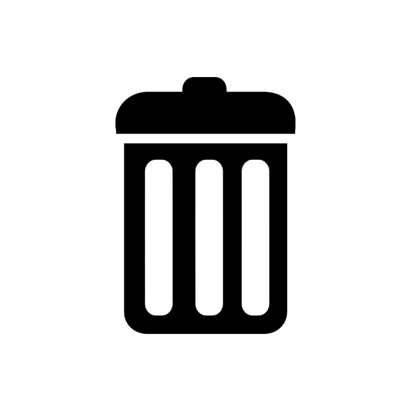 CafePress Trash Bin Sticker (Oval 50 pk)