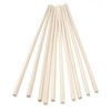 30cm Wooden Craft Sticks - Hardwood Dowels Poles 10mm Diameter 5 Pack