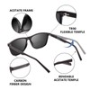 Epavouos Bifocal Reading Sunglasses Men Lightweight TR90 Frame Sun Readers