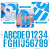460 PCS 42 Sheets Large Letter Stickers Alphabet Numbers Bulletin